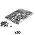 Confetti carré PVC Argenté 17 x 17 mm (Pack de 10) MAGIC FX