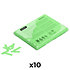 Slowfall Confetti rectangle papier UV Vert fluo 55 x 17 mm (Pack de 10) MAGIC FX
