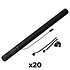 Electric Cannon Stream Noir 80 cm (Pack de 20) MAGIC FX