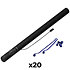 Electric Cannon Stream Bleu foncé 80 cm (Pack de 20) MAGIC FX