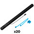 Electric Cannon Stream Bleu clair 80 cm (Pack de 20) MAGIC FX