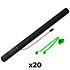 Electric Cannon Stream Vert clair 80 cm (Pack de 20) MAGIC FX