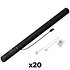 Electric Cannon Stream Blanc 80 cm (Pack de 20) MAGIC FX