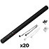 Handheld Cannon Streamers Blanc/argenté 80 cm (Pack de 20) MAGIC FX