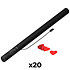 Electric Cannon Confetti Red Hearts 80 cm (Pack de 20) MAGIC FX