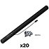 Electric Cannon Confetti Silver Metallic 80 cm (Pack de 20) MAGIC FX