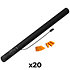Electric Cannon Confetti Orange 80 cm (Pack de 20) MAGIC FX