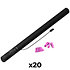 Electric Cannon Confetti Rose 80 cm (Pack de 20) MAGIC FX