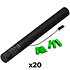 Electric Cannon Confetti Vert clair 50 cm (Pack de 20) MAGIC FX