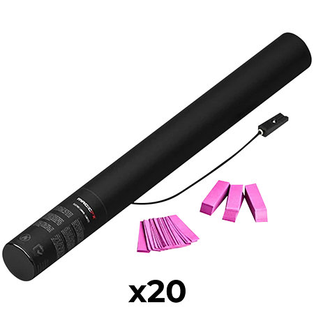 MAGIC FX Electric Cannon Confetti Rose 50 cm (Pack de 20)