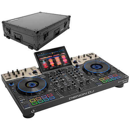Denon DJ Pack Prime 4 G2 + DJ-Controller Case Prime Black