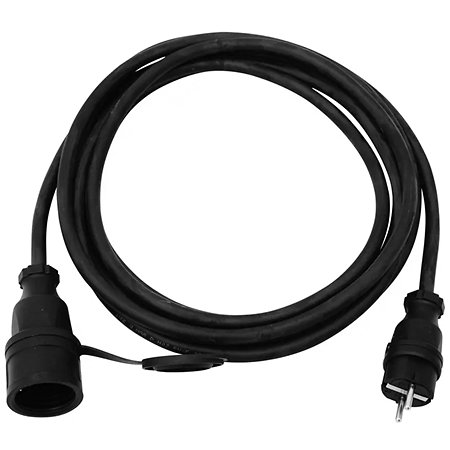 PSSO Rallonge 3 x 2,5 5 m Black