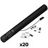Electric Cannon Confetti Blanc/argenté 50 cm (Pack de 20) MAGIC FX