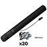 Electric Cannon Confetti Argenté 50 cm (Pack de 20) MAGIC FX
