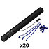 Electric Cannon Streamers Bleu foncé 50 cm (Pack de 20) MAGIC FX