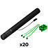 Electric Cannon Streamers Vert clair 50 cm (Pack de 20) MAGIC FX