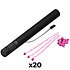 Electric Cannon Streamers Rose 50 cm (Pack de 20) MAGIC FX
