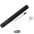 Electric Cannon Streamers Blanc 50 cm (Pack de 20) MAGIC FX