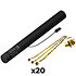 Electric Cannon Streamers Gold Metallic 50 cm (Pack de 20) MAGIC FX