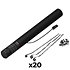 Electric Cannon Streamers Argenté 50 cm (Pack de 20) MAGIC FX