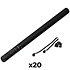 Handheld Cannon Streamers Noir 80 cm (Pack de 20) MAGIC FX