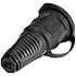 Safety Connector Rubber bk/bl PC ELECTRIC