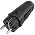 Safety Plug Rubber bk PC ELECTRIC