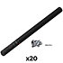 Handheld Cannon Confetti Silver Metallic 80 cm (Pack de 20) MAGIC FX