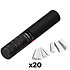 Handheld Cannon Confetti Blanc 28 cm (Pack de 20) MAGIC FX