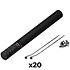 Handheld Cannon Streamers Argenté 50 cm (Pack de 20) MAGIC FX
