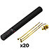 Handheld Cannon Streamers Gold Metallic 50 cm (Pack de 20) MAGIC FX
