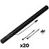 Electric Cannon Streamers Argenté 80 cm (Pack de 20) MAGIC FX