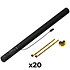 Electric Cannon Streamers Gold Metallic 80 cm (Pack de 20) MAGIC FX