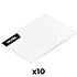SFX Safety Label 75 x 55 mm set (10 pcs) MAGIC FX