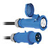 Rallonge CEE 32 A 3 x 6 10 m Blue PSSO