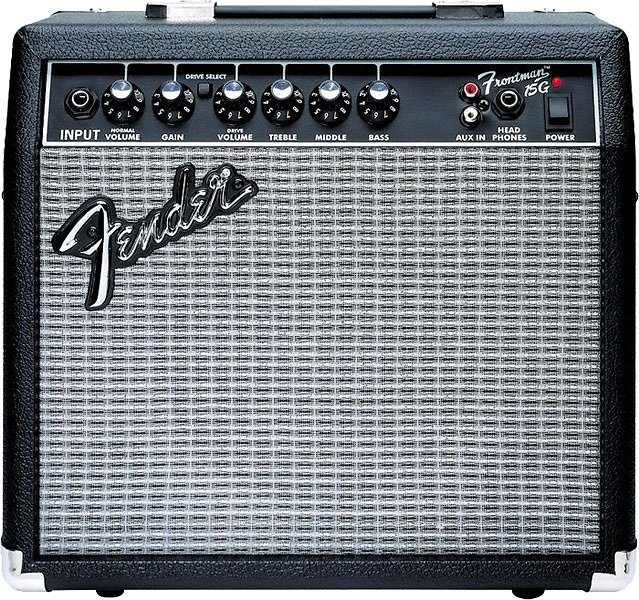 Pack Squier Affinity Strat / Fender Frontman 15 G - Black Squier by FENDER