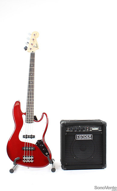 Pack Squier J-Bass / Fender Rumble 15 Amp - Metallic Red) Squier by FENDER