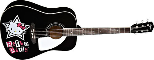 Squier by FENDER HELLO KITTY ACOUSTIC BLACK