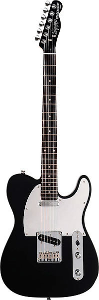 Black and Chrome Telecaster Squier by FENDER