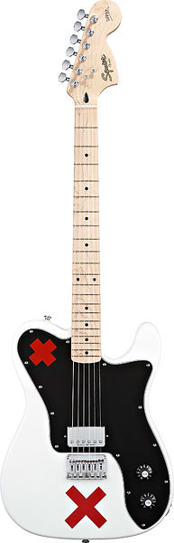 Squier by FENDER Deryck Whibley Tele Olympic White