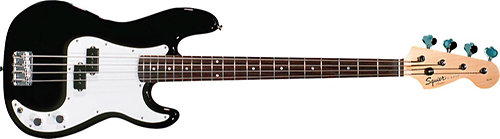 Affinity Precision Bass - Black Squier by FENDER