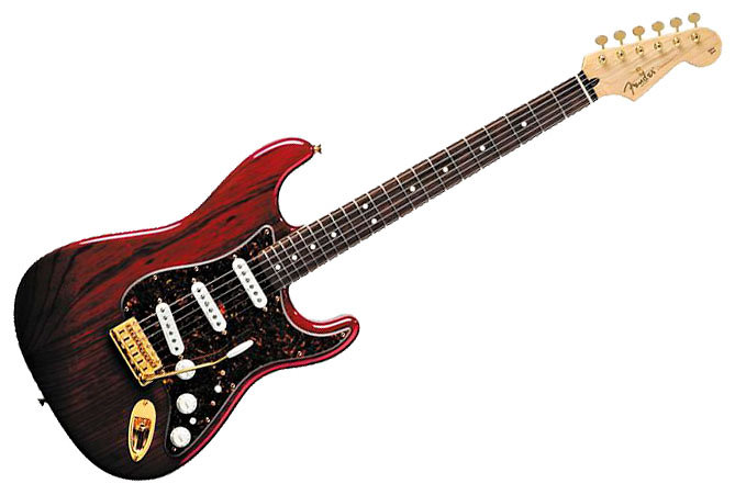 Deluxe Player's Strat - Crimson Red Rwd Fender