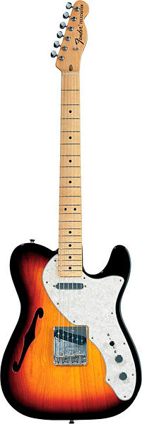 Fender 69 Telecaster Thinline - Sunburst 3 Tons