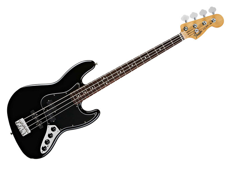 Reggie Hamilton Jazz Bass - Black Fender