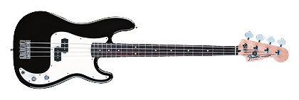 Standard Precision Bass - Black Rwd Fender
