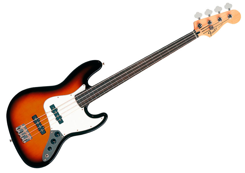 Standard Jazz Bass - Fretless - Brown Sunburst Fender
