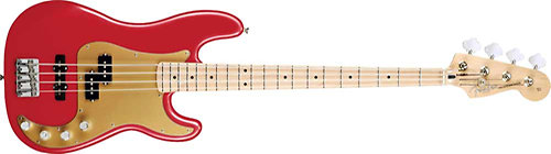 Fender Deluxe Active P-Bass - Chrome Red