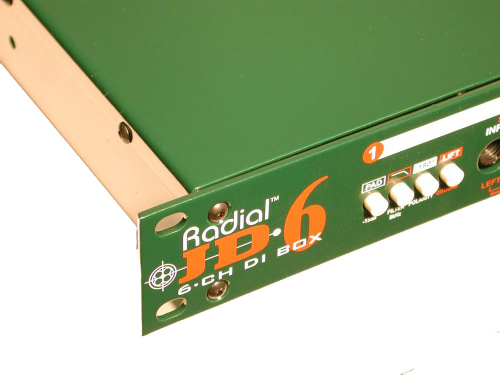Radial JD6 6 Channel Rackmount DI - Boite de Direct (DI) SonoVente.com