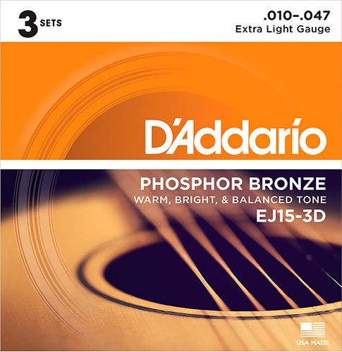 D'Addario EJ15/3D - 10/47