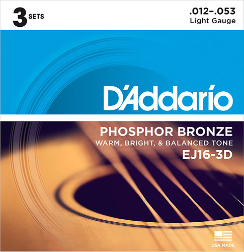 D'Addario EJ16/3D - 12/53